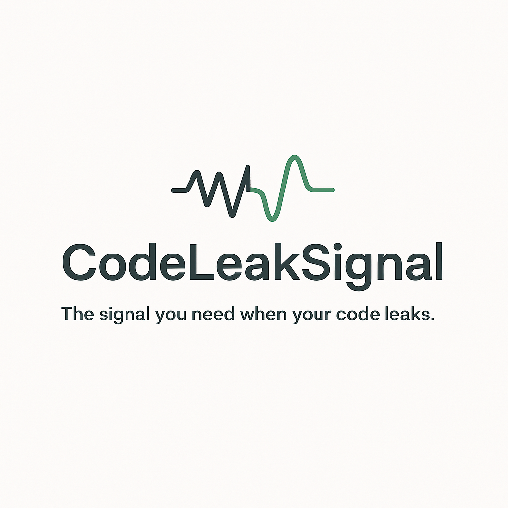 CodeLeakSignal Logo
